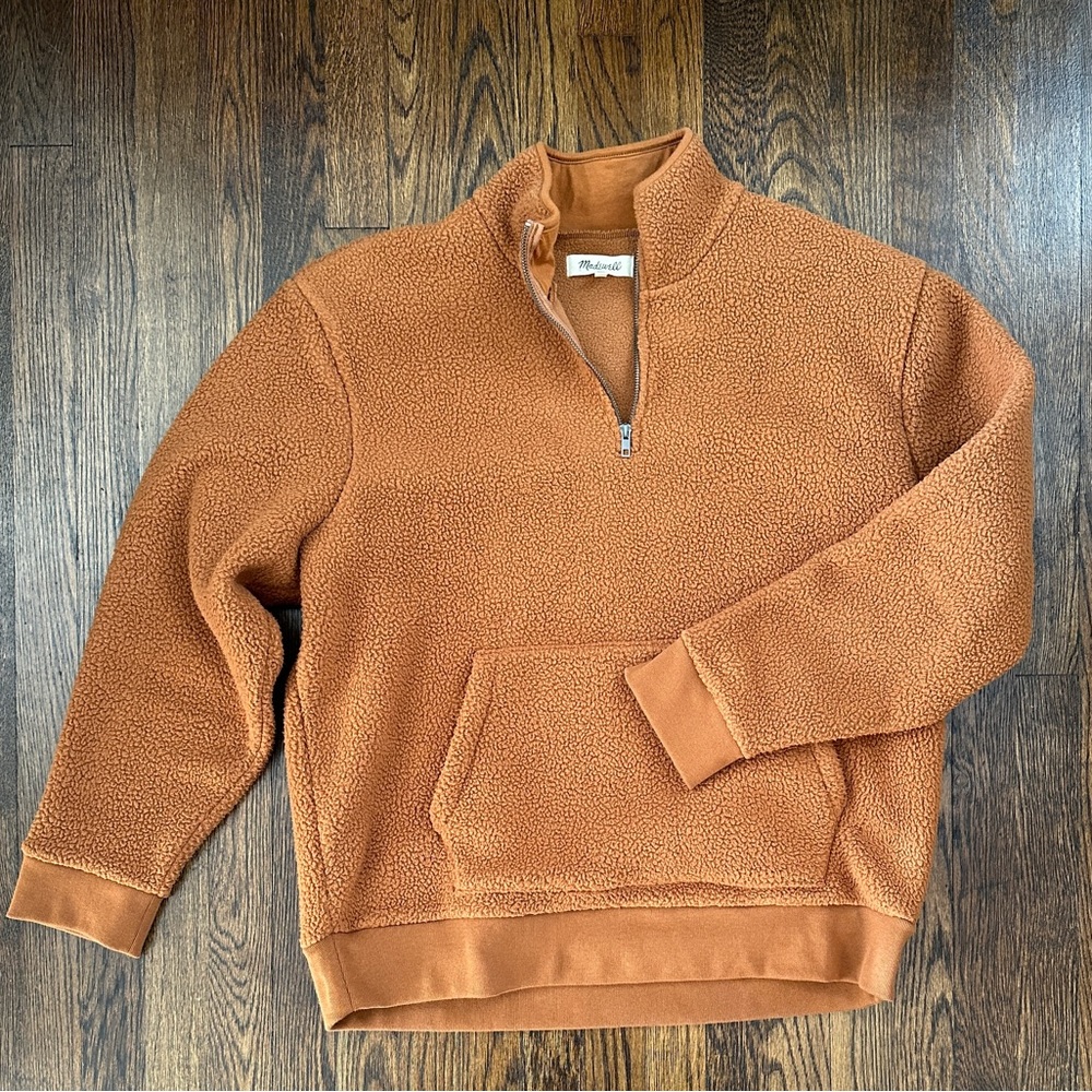 Madewell Quarter zip fleece